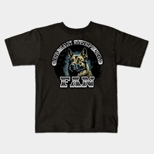 German Shepherd Fan Kids T-Shirt